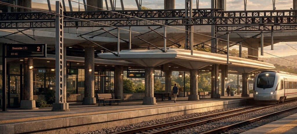 Modelado BIM de la Nueva Estación Intermodal de Ourense y Pasarela Peatonal